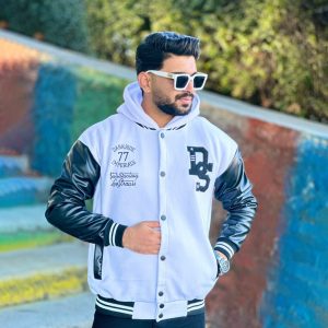 بامبر بیسبالی آستین چرم DS کد 60004