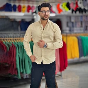 پیراهن بنگال کش کرم کد 4016