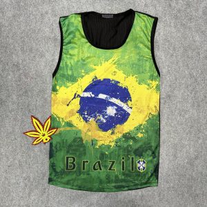 تاپ باشگاهی طرح دار طرح brazil کد 9B010