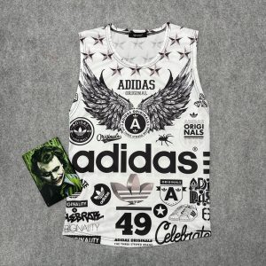 تاپ باشگاهی طرح دار طرح adidas کد 9B003