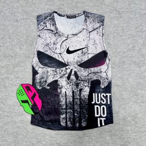 تاپ ورزشی طرحدار طرح JUST DO IT کد 9B015