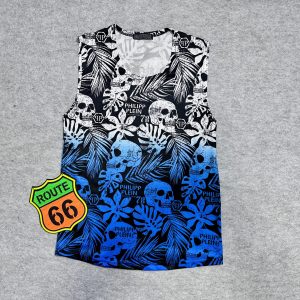 تاپ ورزشی طرح دار طرح PHILIPP PLEIN کد 9B013