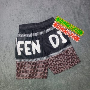 شلوارک چاپی طرح FEN DI کد 50B3